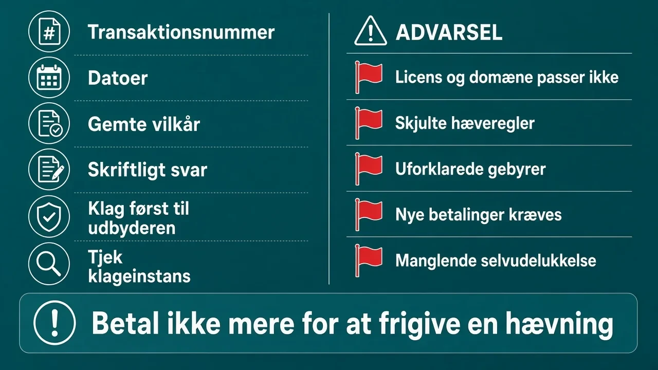Klageadgang på casino uden ROFUS