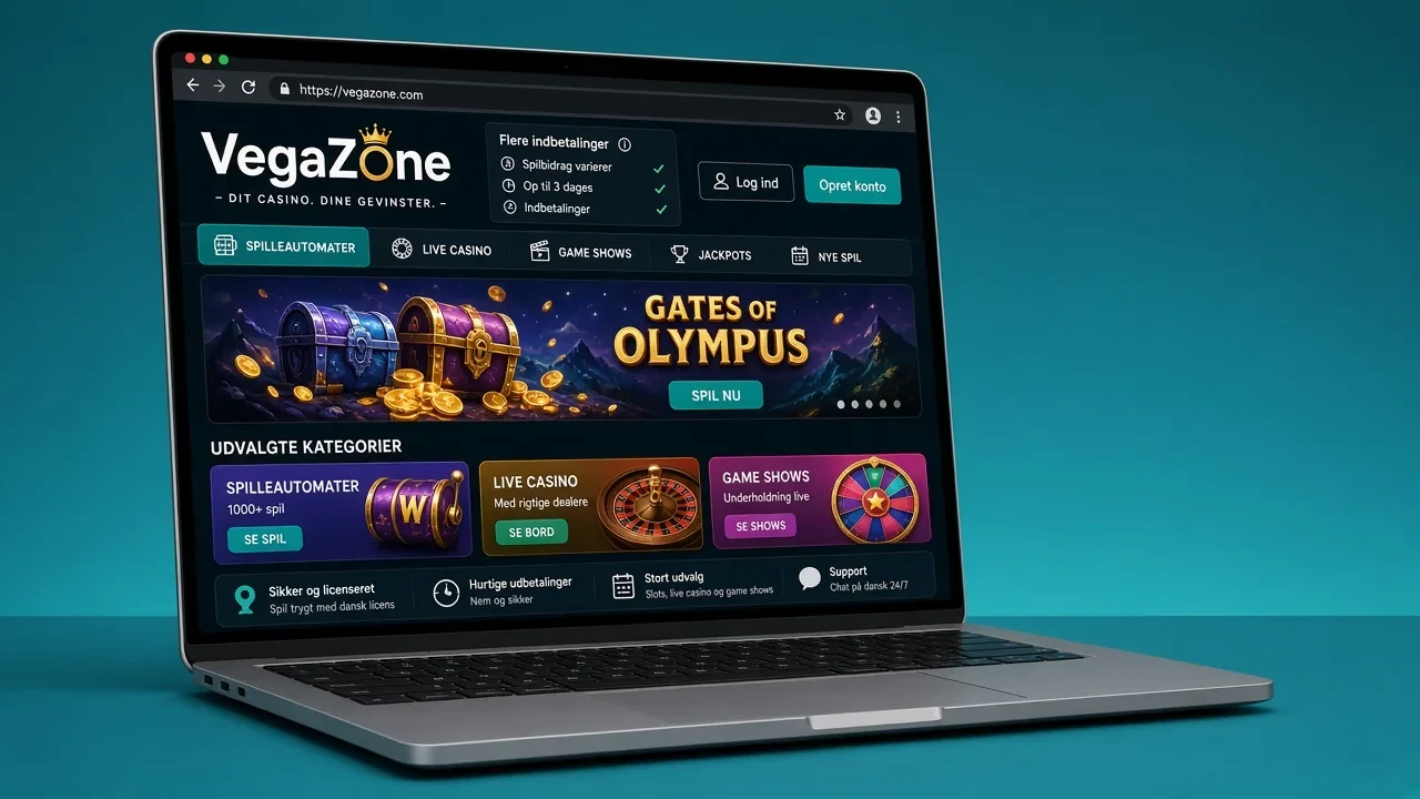 VegaZone Casino uden ROFUS