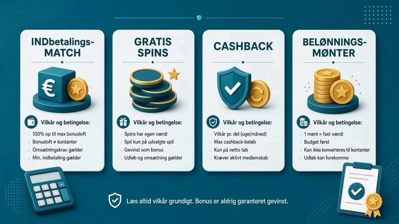Bonusser på casino uden ROFUS